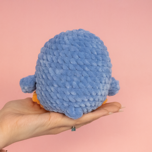 Jucarie din fir plusat - Pinguin bleo - jucării și echipamente pentru copii - plușuri - figurine de pluș - Artynos.ro