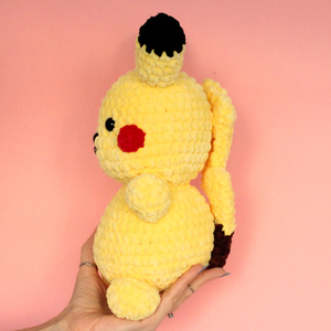 Jucarie Pikachu mare - Pokemon crosetat  - jucării și echipamente pentru copii - plușuri - figurine de pluș - Artynos.ro