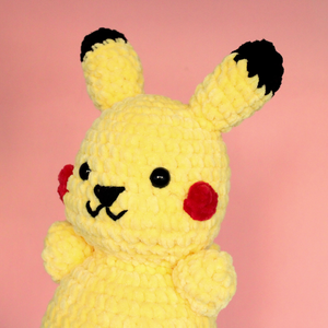 Jucarie Pikachu mare - Pokemon crosetat  - jucării și echipamente pentru copii - plușuri - figurine de pluș - Artynos.ro