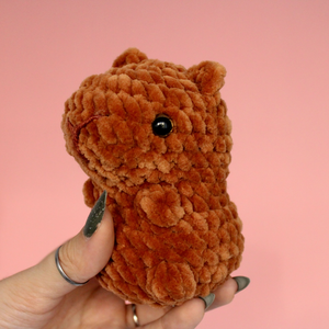 Jucarie din fir plusat - Capibara mica - jucării și echipamente pentru copii - plușuri - figurine de pluș - Artynos.ro