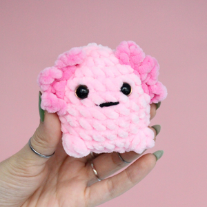 Jucarie din fir plusat - Axolotl mic - jucării și echipamente pentru copii - plușuri - figurine de pluș - Artynos.ro