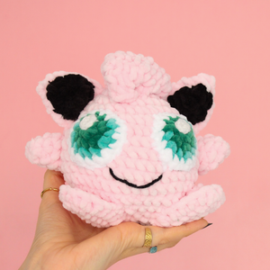 Jucarie Jigglypuff mare - Pokemon crosetat , Jucarii si echipamente pentru copii, Plusuri, Figurine de plus, Impletitura, ARTYNOS