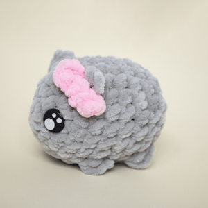 Jucarie din fir plusat - Sad hamster meme - jucării și echipamente pentru copii - plușuri - figurine de pluș - Artynos.ro