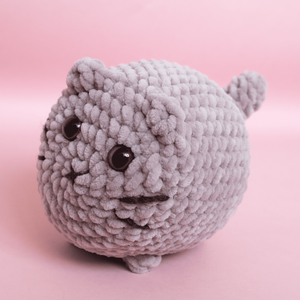 Jucarie din fir plusat - Pisica medie crosetata, Jucarii si echipamente pentru copii, Plusuri, Figurine de plus, Impletitura, ARTYNOS