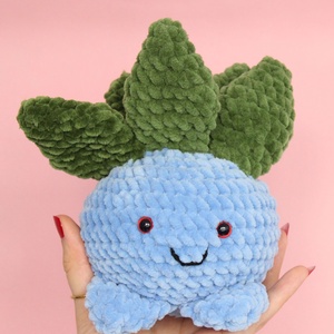 Jucarie Oddish din plus - Pokemon crosetat , Jucarii si echipamente pentru copii, Plusuri, Figurine de plus, Impletitura, ARTYNOS