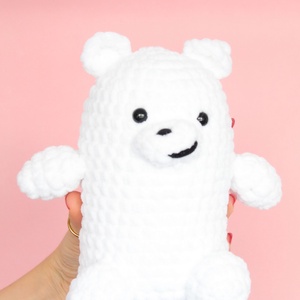 Ice bear - We Bare Bears  - Jucarie din fir plusat - Artynos.ro
