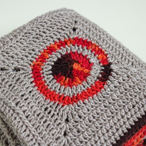 84x105cm - Patura  crosetata din fir acrilic hipoalergenic si anti-scamosare - jucării și echipamente pentru copii - saci și seturi pentru copii - cearșaf, pătură, saltea copii - Artynos.ro