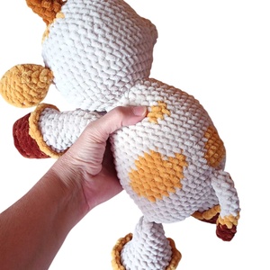 Jucarie din fir plusat - Vacuta crosetata - jucării și echipamente pentru copii - plușuri - figurine de pluș - Artynos.ro Jucarie din fir plusat - Vacuta crosetata - jucării și echipamente pentru copii - plușuri - figurine de pluș - Artynos.ro