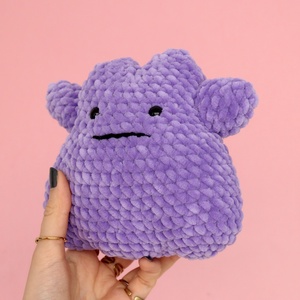 Jucarie Ditto mica - Pokemon crosetat  - jucării și echipamente pentru copii - plușuri - figurine de pluș - Artynos.ro