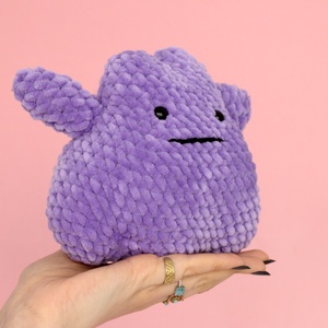 Jucarie Ditto mica - Pokemon crosetat  - jucării și echipamente pentru copii - plușuri - figurine de pluș - Artynos.ro