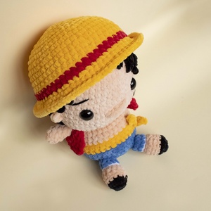 Luffy One piece - Jucarie din fir plusat - jucării și echipamente pentru copii - plușuri - figurine de pluș - Artynos.ro
