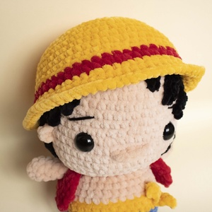 Luffy One piece - Jucarie din fir plusat - jucării și echipamente pentru copii - plușuri - figurine de pluș - Artynos.ro