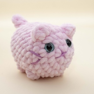 Jucarie din fir plusat - Pisica mica crosetata , Jucarii si echipamente pentru copii, Plusuri, Figurine de plus, Impletitura, ARTYNOS