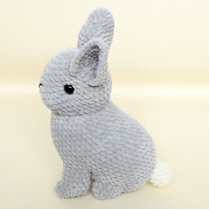 Iepure mare crosetat - Jucarie din fir plusat, Jucarii si echipamente pentru copii, Plusuri, Figurine de plus, Impletitura, ARTYNOS