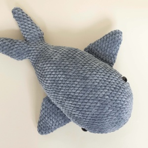Balena mare crosetata - Jucarie din fir plusat, Jucarii si echipamente pentru copii, Plusuri, Figurine de plus, Impletitura, ARTYNOS