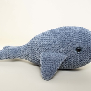 Balena mare crosetata - Jucarie din fir plusat - jucării și echipamente pentru copii - plușuri - figurine de pluș - Artynos.ro