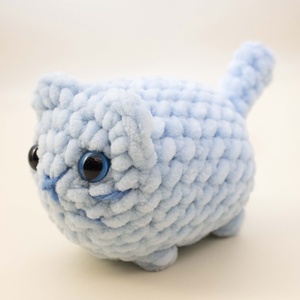 Jucarie din fir plusat - Pisica mica crosetata , Jucarii si echipamente pentru copii, Plusuri, Figurine de plus, Impletitura, ARTYNOS