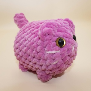 Jucarie din fir plusat - Pisica mica crosetata , Jucarii si echipamente pentru copii, Plusuri, Figurine de plus, Impletitura, ARTYNOS