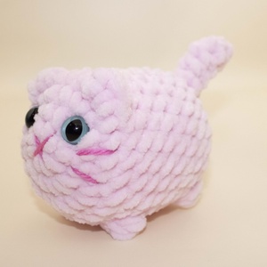 Jucarie din fir plusat - Pisica mica crosetata , Jucarii si echipamente pentru copii, Plusuri, Figurine de plus, Impletitura, ARTYNOS