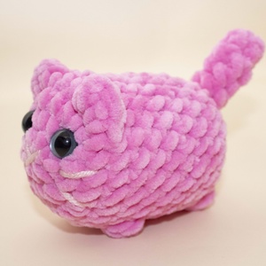 Jucarie din fir plusat - Pisica mica crosetata , Jucarii si echipamente pentru copii, Plusuri, Figurine de plus, Impletitura, ARTYNOS