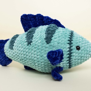 Jucarie din fir plusat - Peste, Jucarii si echipamente pentru copii, Plusuri, Figurine de plus, Impletitura, ARTYNOS