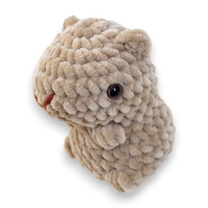 Jucarie din fir plusat - Capibara mica - jucării și echipamente pentru copii - plușuri - figurine de pluș - Artynos.ro
