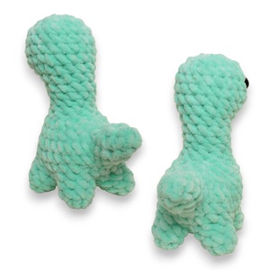 Jucarie din fir plusat - Dinozaur Brachiosaurus crosetat - jucării și echipamente pentru copii - plușuri - figurine de pluș - Artynos.ro