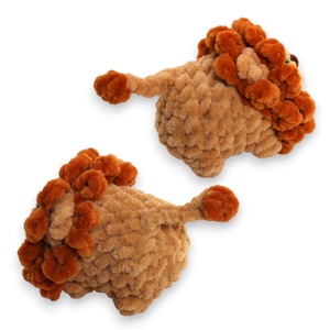 Jucarie din fir plusat - Leu mini crosetat - jucării și echipamente pentru copii - plușuri - figurine de pluș - Artynos.ro