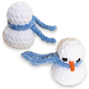 Jucarie din fir plusat - Om de zapada mic - jucării și echipamente pentru copii - plușuri - figurine de pluș - Artynos.ro
