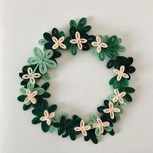 Felicitare Coroniță Florală - casă & stil de viață - papetărie de hârtie - invitații, felicitări - Artynos.ro