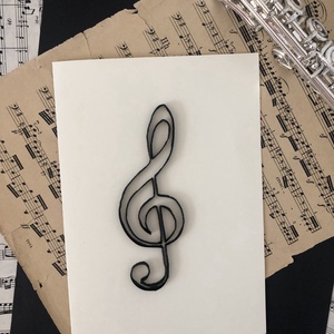 Felicitare Quilling Cheia Sol - casă & stil de viață - papetărie de hârtie - invitații, felicitări - Artynos.ro
