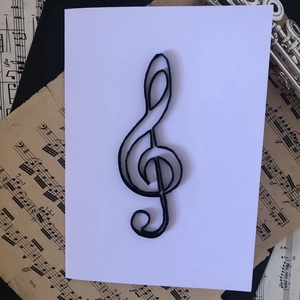 Felicitare Quilling Cheia Sol - casă & stil de viață - papetărie de hârtie - invitații, felicitări - Artynos.ro