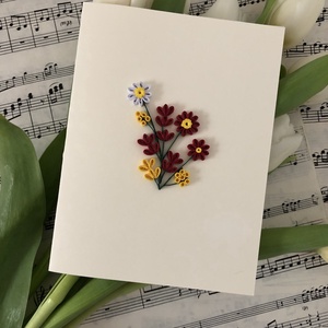 Felicitare Quilling Poezie în culori - casă & stil de viață - papetărie de hârtie - invitații, felicitări - Artynos.ro