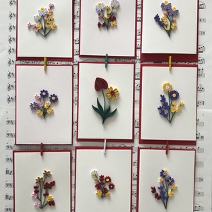 Felicitare Quilling Poezie în culori - casă & stil de viață - papetărie de hârtie - invitații, felicitări - Artynos.ro