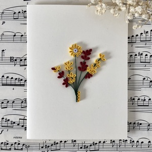 Felicitare Quilling Minimalistă - casă & stil de viață - papetărie de hârtie - invitații, felicitări - Artynos.ro