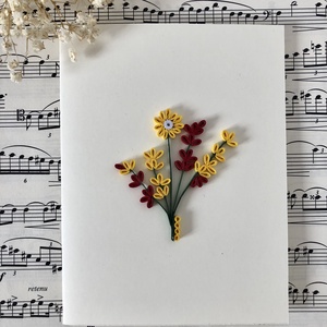 Felicitare Quilling Minimalistă - casă & stil de viață - papetărie de hârtie - invitații, felicitări - Artynos.ro