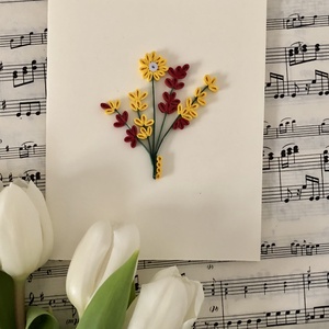 Felicitare Quilling Minimalistă - casă & stil de viață - papetărie de hârtie - invitații, felicitări - Artynos.ro