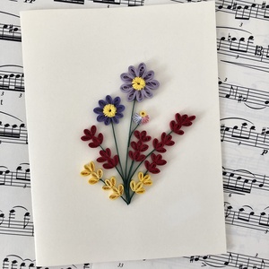 Felicitare Quilling Armonie - casă & stil de viață - papetărie de hârtie - invitații, felicitări - Artynos.ro