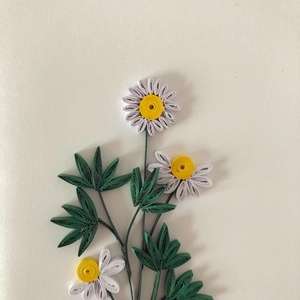 Felicitare Quilling Margaretă - casă & stil de viață - papetărie de hârtie - invitații, felicitări - Artynos.ro