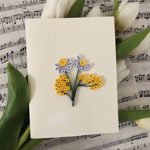 Felicitare Quilling Margareta, Casa & Stil de viata, Papetarie de hartie, Invitatii, felicitari, Arta de hartie, Fotografie, grafica, desen, ilustratie, ARTYNOS