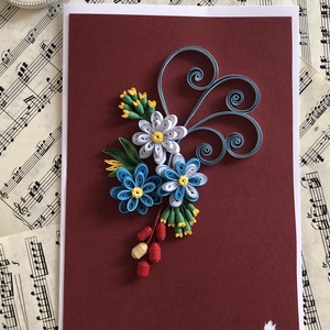 Felicitare Quilling Simfonie - Artynos.ro