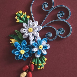 Felicitare Quilling Simfonie - casă & stil de viață - papetărie de hârtie - invitații, felicitări - Artynos.ro