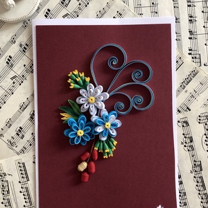 Felicitare Quilling Simfonie, Casa & Stil de viata, Papetarie de hartie, Invitatii, felicitari, Arta de hartie, Fotografie, grafica, desen, ilustratie, ARTYNOS