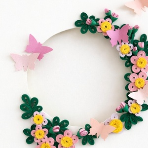 Felicitare Quilling Armonie florală - casă & stil de viață - produse de papetărie - invitații, felicitări - Artynos.ro