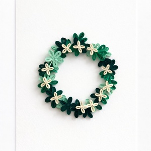 Felicitare Quilling Coroniță Florală - casă & stil de viață - produse de papetărie - invitații, felicitări - Artynos.ro
