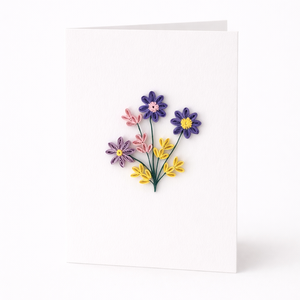 Felicitare Quilling Note Florale - Artynos.ro