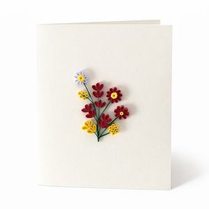 Felicitare Quilling Buchet mic, Casa & Stil de viata, Produse de papetarie, Invitatii, felicitari, Arta de hartie, Fotografie, grafica, desen, ilustratie, ARTYNOS