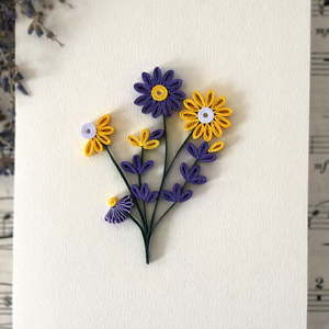 Felicitare Quilling Gând - casă & stil de viață - produse de papetărie - invitații, felicitări - Artynos.ro