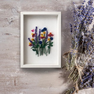 Lucrare Quilling - Flori de vara - Artynos.ro