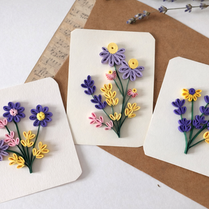 Mini-cartonașe - Primăvară în miniatură - set 3 bucăți - casă & stil de viață - produse de papetărie - cărți poștale - Artynos.ro